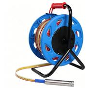 Misuratore di livello dell'acqua portatile, misuratore di immersione per pozzi e serbatoi, misurazione accurata della profondità fino a 300 m, design durevole e leggero
