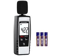 Misuratore di livello sonoro digitale portatile dB Meter con funzione di allarme programmabile, 30 - 130 dB (A) Decibel Misuratore del rumore del suono tester con display LCD, funzione max/min/hold
