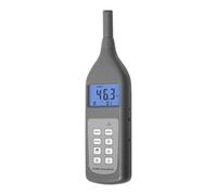 Misuratore di livello sonoro digitale, tester di rumore 30 dB ~ 130 dB, 20 Hz ~ 12.500 Hz, misuratore di livello sonoro Lp Leq Lmax LN Risparmio energetico