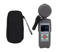 Misuratore di luce digitale 200000LX Schermo LCD con sensore rotabile a 360 gradi per la misurazione della temperatura e il test di illuminanza nei giardini degli hotel e nel