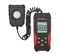 Misuratore Di Luce Digitale Illuminamento Luxmetro Registra LCD 0~200.000 Gamma Misurazione Tester Con Sensore Flessibile Ampia Gamma, Alta Precisione(TA630B)