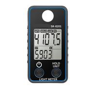 Misuratore di luce digitale, Luxmetro Digitale, Misuratore Di Luce, FC, Illuminamento, Luminosità Da 0,5 A 300.000 Lux, Fotometro Luxometro per piante da giardino e da interno, fotografia(8201)