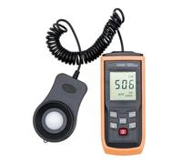 Misuratore di luce digitale portatile LCD Fotometro Fotografia Luminometro Max Min 0-200000 LUX Fotometro Illuminamento Tester luxometro,Letture Accurate