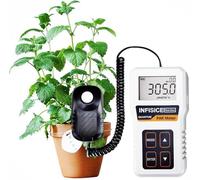 Misuratore di luce per piante - Misuratore PAR con misurazione accurata PPFD, tester di luce 400-700 nm per piante da interno, coltura idroponica e serra (non impermeabile)