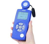 Misuratore di luce professionale con misurazione CCT e CRI, risposta spettrale per l'analisi dell'illuminazione, funzione di rilevamento sfarfallio, spettrometro manuale per la misurazione della luce