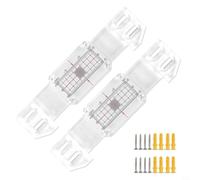 Misuratore di monitoraggio delle crepe per la misurazione delle crepe nel muro con 2 set di monitor rivelatori, scala acrilica 10 x 3 x 0,9 cm, graduazione ± 1 mm,