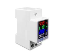 Misuratore di monitoraggio dell'energia elettrica 4IN1 su guida DIN AC 110V 220V 100A Tensione Corrente KWH Voltmetro Amperometro Wattmetro(AC 70-150V)