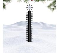 Misuratore Di Neve - Misurazione Della Pioggia Con Precisione - Misuratore Per La Misurazione Della Nevicata | Per Utilizzo Esterno In Cortile Con Acqua Invernale Giardino Prato Cortile Posteriore E P