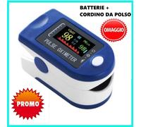 MISURATORE DI OSSIGENO DA DITO PULSOSSIMETRO OSSIMETRO PROFESSIONALE SATURIMETRO