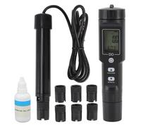 Misuratore di ossigeno disciolto Mtlavishness con sonda staccabile e display digitale per la ricerca di laboratorio sullo stagno dell'acquario e i test di acquacoltura (Senza retroilluminazione)