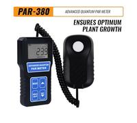 Misuratore di PAR a spettro completo quantistico digitale for acquario di barriera, sensore impermeabile IP68, tester PPFD for acquario di barriera Casa e ufficio(PAR-380)