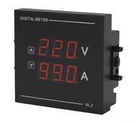 Misuratore di parametri elettrici a doppio display 6L2 per tensione e corrente, intervallo di ingresso da AC50 a 500 Volt, fattore 80x80x39mm, nessun alimentatore esterno necessario (B)