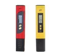 Misuratore Di PH 0,01 Alta Precisione For Tester Di Qualità Acqua Con Intervallo Di Misurazione 0-14 Adatto For Acquario Piscina(Red and Yellow)