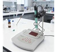 Misuratore di pH da laboratorio da tavolo, misuratore di acidità da tavolo con calibrazione automatica, precisione pH ±0,01 e 2 elettrodi pH/temperatura,for ambiente,laboratorio,ecologia