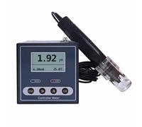 Misuratore di pH da laboratorio, monitor della qualità dell'acqua con display LCD, precisione pH ± 0,02, intervallo di misurazione 0,00 ~ 14,00 pH, facile calibrazione per ambiente e laboratorio