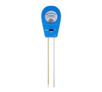 Misuratore di pH del terreno 3 in 1, misuratore di umidità del terreno, misuratore di fertilità del terreno, monitoraggio della crescita delle piante e dell'ambiente.,Resistenza alla corrosione(Blauw