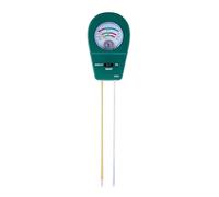Misuratore di pH del terreno 3 in 1, misuratore di umidità del terreno, misuratore di fertilità del terreno, monitoraggio della crescita delle piante e dell'ambiente.,Resistenza alla corrosione(Groen