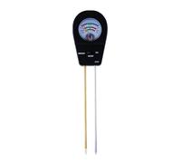 Misuratore di pH del terreno 3 in 1, misuratore di umidità del terreno, misuratore di fertilità del terreno, monitoraggio della crescita delle piante e dell'ambiente.,Resistenza alla corrosione(Noir)