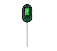 Misuratore di pH del terreno 5 in 1 umidità e acidità della luce solare Rilevatore monitoraggio digitale for il giardinaggio(Green)