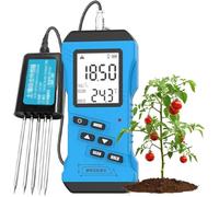Misuratore di pH del terreno 7 in 1, kit misuratore di pH del terreno portatile ad alta sensibilità, misuratore di umidità, temperatura, conduttività, azoto, fosforo, potassio for petrolchimica e agri