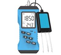 Misuratore di pH del terreno, kit misuratore di pH del terreno 7 in 1 con umidità, temperatura, conduttività, azoto, fosforo e pH, display LCD, misuratore di umidità del terreno con scatola for il tra