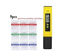 Misuratore di pH del terreno, Misuratore di qualità 'acqua ad alta precisione 0,01 PH, misuratore di pH digitale LCD, intervallo di misurazione, penna di prova PH adatta for acquari di piscine per gia