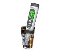Misuratore di pH digitale con ATC, penna tester ad alta precisione, qualità acqua for uso domestico e acquario, Monitor tecnico(631B)