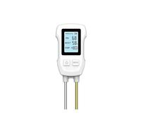 Misuratore di pH digitale LCD for terreno, PH/umidità/temperatura 3,0-9, sensore in metallo resistente al calore, monitor di umidità for piante da fiore e giardinaggio Per giardinaggio e agricoltura