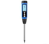 Misuratore di pH e umidità digitale del suolo con display LCD, sonda PH da giardino ad alta precisione per analisi del suolo agricolo, cura del prato, misurazione del contenuto di acqua delle piante