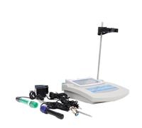 Misuratore di pH, Misuratore di pH, ORP, TDS, EC, CF, temperatura, 6 in 1, tester qualità dell'acqua, rilevatore, analizzatore d'acqua da banco per idroponica, piscina