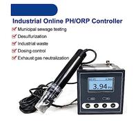 Misuratore di pH online industriale Regolatore di pH Tester della sonda elettrodo del sensore ORP Controllo continuo della misurazione for le acque reflue urbane Misura Accurata(ORP WTC probe)