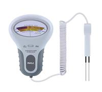 Misuratore di pH, PC102 2 in 1 PH Misuratore di cloro Tester di cloro Tester PH Dispositivo for test della qualità dell'acqua del cloro Misurazione for acquario in piscina per coltivazione indoor e ou