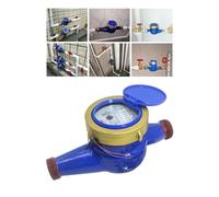 Misuratore di picco di flusso, Contatore For Acqua Fredda In Metallo DN20 Garden Home Misuratore Di Portata Singolo For Tavolo Bagnato Strumento Di Misurazione Del Flusso Da 20 Mm Rubinetto Di Misuraz
