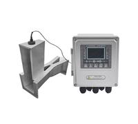 Misuratore di portata a canale aperto Dispositivo misurazione del flusso d'acqua a ultrasuoni senza contatto for liquidi industriali(Transmitter)