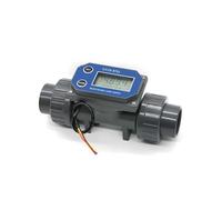 Misuratore di portata a turbina da 1" 1-1/2" 2" 2-1/2" 3" Misuratore di portata elettronico in PVC con display digitale LCD for irrigazione agricola/giardino Alta sensibilità, bassa ripetibilità(With
