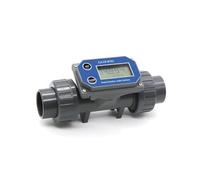 Misuratore di portata a turbina digitale DN25-DN80 for irrigazione agricola/giardino Misuratore di portata elettronico Display LCD Alta sensibilità, basso errore(Battery Type,DN40)