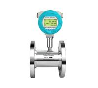Misuratore Di Portata A Turbina Digitale For Latte, Acqua, Carburante, Sensore, Uscita 4-20 MA, Misuratore Di Portata Elettromagnetico Dell'acqua Letture precise(DN25-Pulse-SS316)