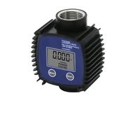 Misuratore di portata a turbina digitale K24 con display LCD, misuratore di portata for olio combustibile, diesel, acqua, ingranaggi, filettatura in plastica inossidabile Errore basso(Model5)