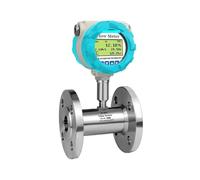 Misuratore di portata a turbina for liquidi d'acqua 4-20 mA RS485 24 V CC Sensore di flusso elettromagnetico con display LCD Letture precise(DN65-Pulse-SS316)