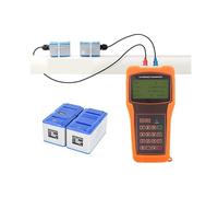 Misuratore di portata a ultrasuoni portatile TUF-2000H Misuratore di portata for liquidi portatile con sensore di tubazione TS-2 TM-1 TL-1 a morsetto IP68 DN25-DN6000 Alta sensibilità, basso errore(Ho