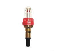 Misuratore di portata collettore di riscaldamento a pavimento, regolatore in ottone per sistema di calore radiante con monitor visivo valvola di controllo dell'acqua precisa UFH (3/8)