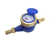 Misuratore di portata Contatore 'acqua DN15 Rubinetto Di Misurazione Del Flusso In Ottone Resistente Contatore 'acqua Fredda Giardino Domestico Strumenti Di Misurazione A Tavola Bagnata Misurazione 'a