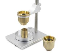 Misuratore di portata da laboratorio con altezza regolabile per test di flusso in polvere nell'analisi della densità dei sedimenti fluviali