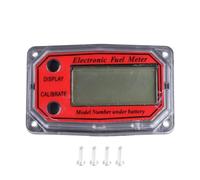 Misuratore di portata d'acqua digitale ad alta pre For contatore dell'acqua digitale elettronico con chip di visualizzazione del misuratore portata(Rood)