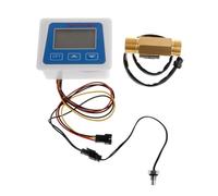 Misuratore di portata d'acqua digitale ad alta pre Registrazione del tempo della temperatura misuratore di portata dell'acqua digitale con sensore flusso G1/2
