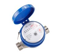 Misuratore di portata d'acqua digitale ad alta precisione Contatore dell'acqua fredda a rotore Puntatore combinato meccanico ad ala rotante digitale da tavolo for acqua domestica giardino