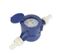 Misuratore di portata d'acqua digitale ad alta precisione Contatore dell'acqua fredda di portata con funzione rotazione da 15 mm raccordi for uso domestico in giardino