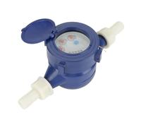 Misuratore di portata d'acqua digitale ad alta precisione Contatore dell'acqua Misuratore di portata fredda da 15 mm for uso domestico e giardino Strumento misurazione tavolo bagnato
