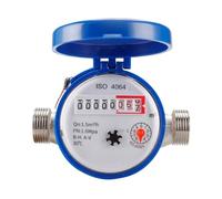 Misuratore di portata d'acqua digitale ad alta precisione Misuratore di flusso del contatore dell'acqua Rubinetto fredda Strumento misurazione puntatore giardino domestico