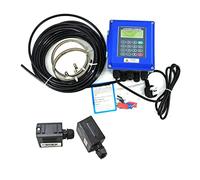Misuratore di portata d'acqua, TUF-2000B Ultrasonic Flow Meter DN50mm-DN700mm Wall Mounted Type Ultrasonic Liquid Flowmeter IP67 Protezione TM-1 Transducer(Host plus TS2-HT)